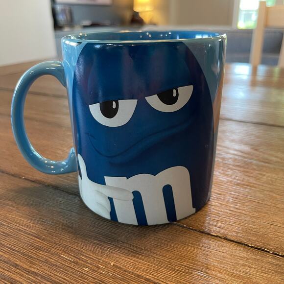 Mars Blue M & M Coffee Mug - Picture 1 of 5